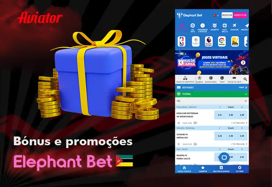 Bónus e promoções Elephant Bet